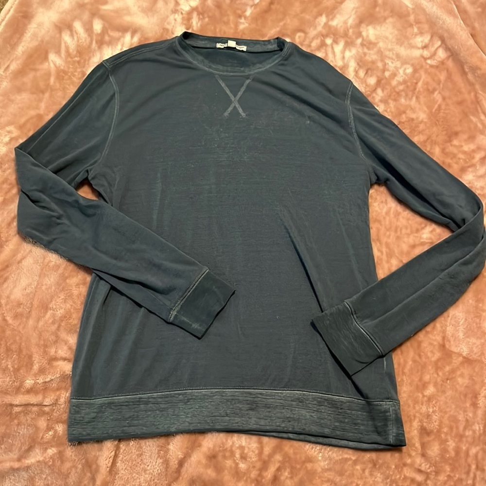 Threads 4 Thought blue long sleeve T-shirt